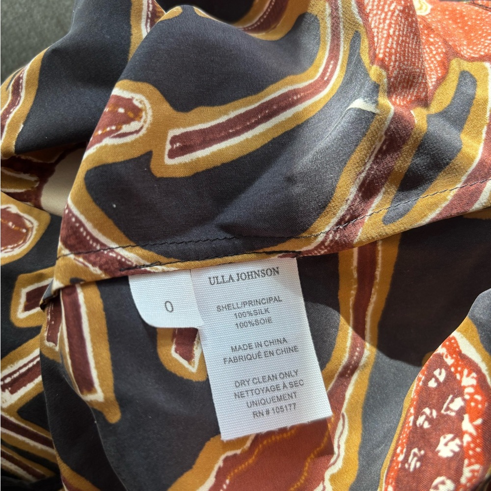 Ulla Johnson ANILA" SILK BLOUSE - Picture 3 of 3